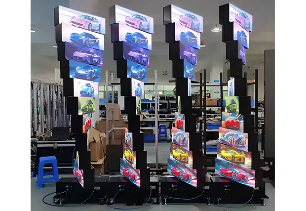 DNA Mechanical Multi-layer Rotating LED Display best